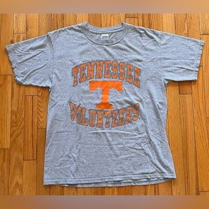 VTG Tennessee Volunteers Gildan Heavy Cotton T-Shirt Orange Graphic Vols Y2K SEC